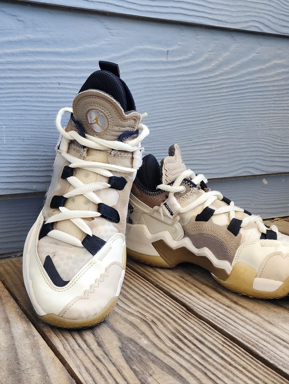 Nike Air Jordan Why Not .5 Coconut Milk Khaki Beige Sz 4